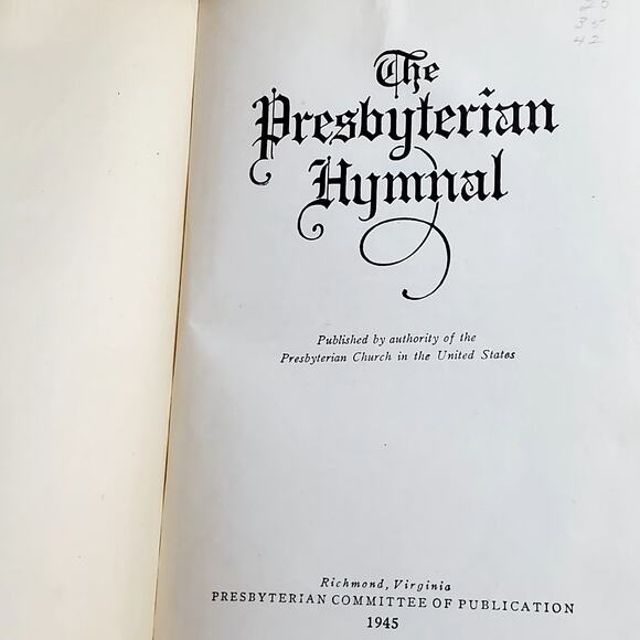 Vintage The Presbyterian Hymnal 1946 Richmond Virginia Church Religion USA - Picture 9 of 16